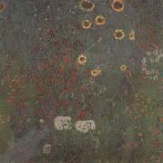 Gustav Klimt Farm Garden with Sunflowers (mk20) oil painting picture wholesale